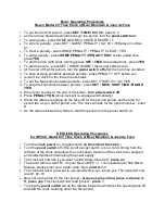 Preview for 1 page of Nevco 871 Hockey Basic Operating Procedures