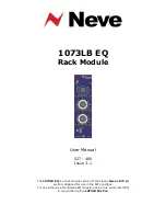 Neve 1073LB EQ User Manual предпросмотр