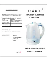 Nevir NVR-1109K Instruction Manual предпросмотр