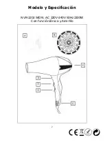 Предварительный просмотр 2 страницы Nevir NVR-2202 S-ION Instruction Manual