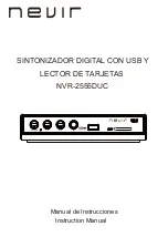 Nevir NVR-2555DUC User Manual preview