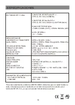 Preview for 21 page of Nevir NVR-2555DUC User Manual