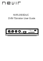 Preview for 22 page of Nevir NVR-2555DUC User Manual