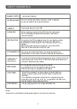 Preview for 25 page of Nevir NVR-2555DUC User Manual