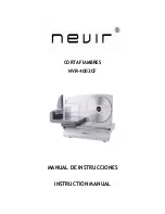 Предварительный просмотр 1 страницы Nevir NVR-4003CF Instruction Manual