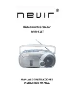 Предварительный просмотр 1 страницы Nevir NVR-416T Instruction Manual