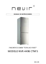 Предварительный просмотр 1 страницы Nevir NVR-4496 CTNFS Instruction Manual