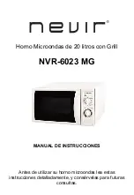 Предварительный просмотр 1 страницы Nevir NVR-6023 MG Instruction Manual