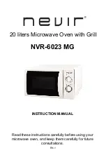 Предварительный просмотр 33 страницы Nevir NVR-6023 MG Instruction Manual