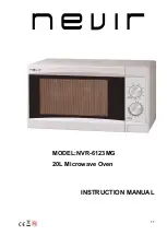 Предварительный просмотр 11 страницы Nevir NVR-6123MG Instruction Manual