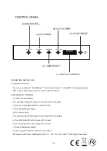 Предварительный просмотр 11 страницы Nevir NVR-6137 MEDGS Instruction Manual