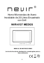 Предварительный просмотр 32 страницы Nevir NVR-6137 MEDGS Instruction Manual