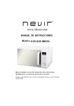 Предварительный просмотр 1 страницы Nevir NVR-6229 MMDG Instruction Manual