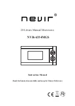 Предварительный просмотр 11 страницы Nevir NVR-6334MGS Instruction Manual