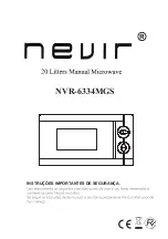 Предварительный просмотр 20 страницы Nevir NVR-6334MGS Instruction Manual