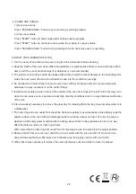 Предварительный просмотр 22 страницы Nevir NVR-6340 MDGS Instruction Manual