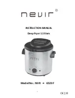 Preview for 8 page of Nevir NVR-6523 F Instruction Manual