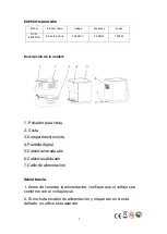 Preview for 2 page of Nevir NVR-6605FAD Instruction Manual