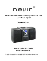 Nevir NVR-682MDCUC Instruction Manual preview