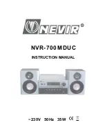 Preview for 12 page of Nevir NVR-700 MDUC Instructional Manual