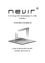 Предварительный просмотр 1 страницы Nevir NVR-7062 TTGHD-19 Instruction Manual