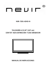 Nevir NVR-7201-42HD-N Instruction Manual предпросмотр