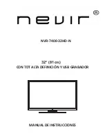 Nevir NVR-7400-32HD-N Instruction Manual предпросмотр