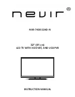 Предварительный просмотр 37 страницы Nevir NVR-7400-32HD-N Instruction Manual