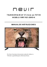 Предварительный просмотр 1 страницы Nevir NVR-7421-28HD-N User Manual