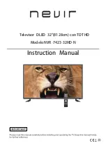 Предварительный просмотр 35 страницы Nevir NVR 7423 32HD N Instruction Manual