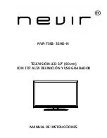 Предварительный просмотр 1 страницы Nevir NVR-7502-22HDR-NYB Instruction Manual