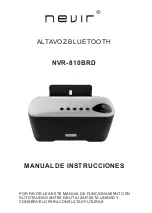 Nevir NVR-810BRD Manual предпросмотр