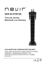 Nevir NVR-833TBTUK Manual предпросмотр