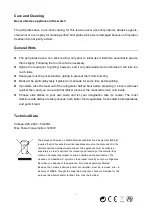 Preview for 9 page of Nevir NVR-9490CG Instruction Manual