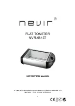 Preview for 8 page of Nevir NVR-9813T Instruction Manual