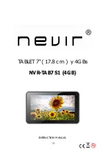 Предварительный просмотр 13 страницы Nevir NVR-TAB7 S1 Instruction Manual