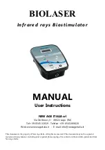 New Age BIOLASER Manual предпросмотр