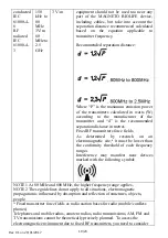 Предварительный просмотр 19 страницы New Age MAGNETO BIOLIFE Manual Instructions For Use