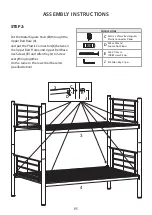 Предварительный просмотр 6 страницы NEW AIM PTY BUNKBED-505A Assembly Instruction Manual