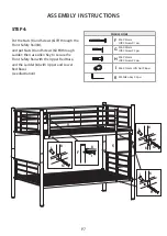 Предварительный просмотр 8 страницы NEW AIM PTY BUNKBED-505A Assembly Instruction Manual