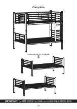 Предварительный просмотр 9 страницы NEW AIM PTY BUNKBED-505A Assembly Instruction Manual