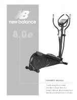 New Balance 8.0e Owner'S Manual preview