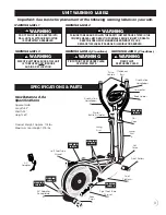 Предварительный просмотр 4 страницы New Balance 8.0e Owner'S Manual