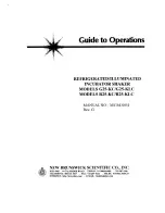 NEW BRUNSWICK SCIENTIFIC G25-KC Manual To Operations preview