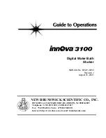 Предварительный просмотр 1 страницы NEW BRUNSWICK SCIENTIFIC innova 3100 Manual To Operations