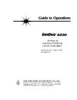 NEW BRUNSWICK SCIENTIFIC innova 4230 Manual To Operations предпросмотр