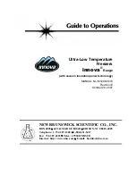 Preview for 1 page of NEW BRUNSWICK SCIENTIFIC Innova C585 Manual To Operations