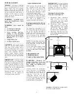 Preview for 10 page of New Buck Corporation GAS STOVE HEATER Owner'S Operation And Installation Manual