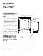 Preview for 17 page of New Buck Corporation GAS STOVE HEATER Owner'S Operation And Installation Manual