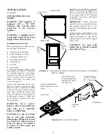 Preview for 18 page of New Buck Corporation GAS STOVE HEATER Owner'S Operation And Installation Manual